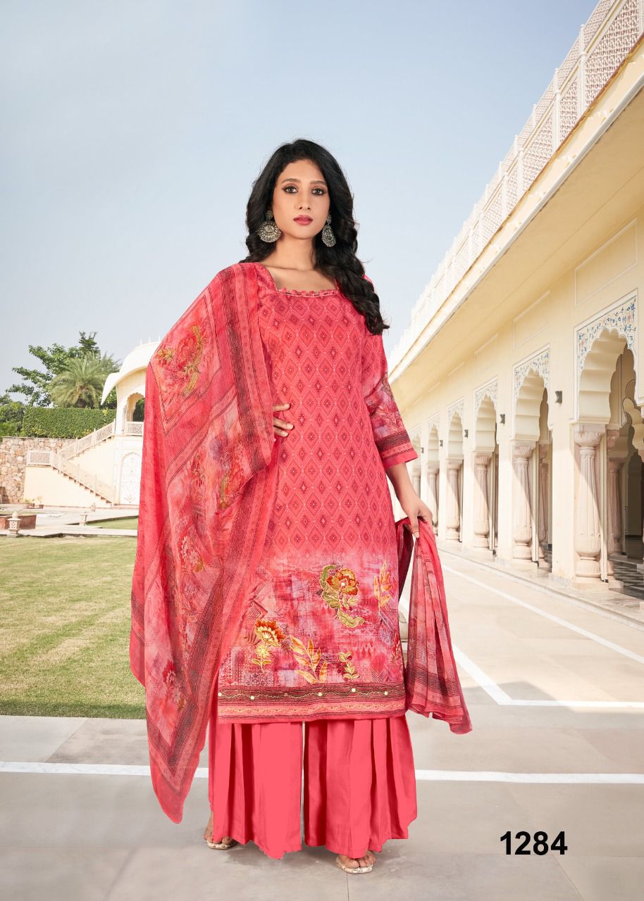 NAZNEEN RIYA 1281 SERIES HEAVY COTTON SUIT Anant Tex Exports Private Limited