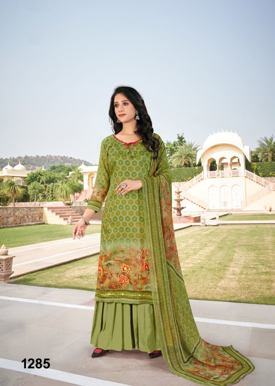 NAZNEEN RIYA 1281 SERIES HEAVY COTTON SUIT Anant Tex Exports Private Limited