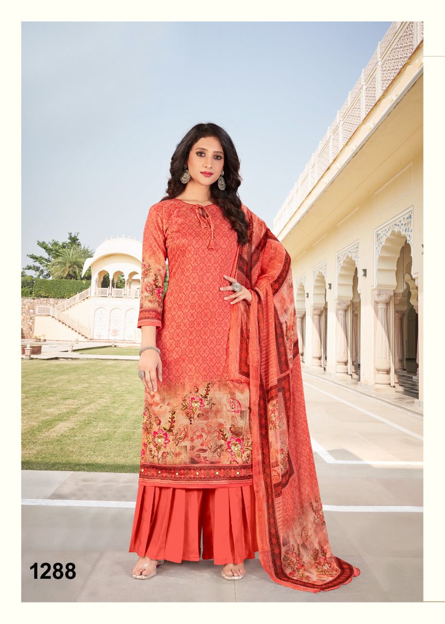 NAZNEEN RIYA 1281 SERIES HEAVY COTTON SUIT Anant Tex Exports Private Limited