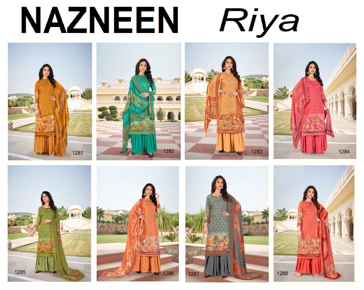 NAZNEEN RIYA 1281 SERIES HEAVY COTTON SUIT Anant Tex Exports Private Limited