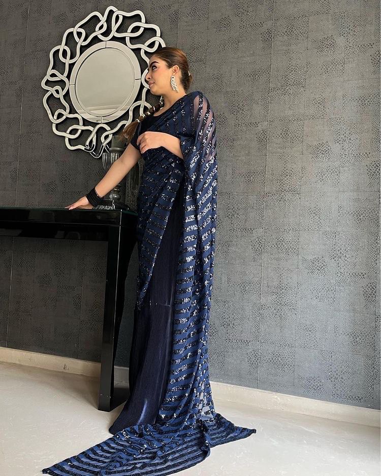 EMBROIDERED SEQUINS SAREE Anant Tex Exports Private Limited