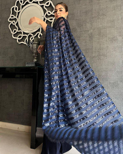 EMBROIDERED SEQUINS SAREE Anant Tex Exports Private Limited