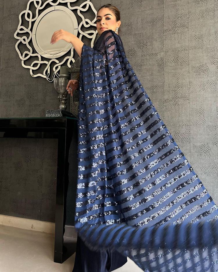 EMBROIDERED SEQUINS SAREE Anant Tex Exports Private Limited