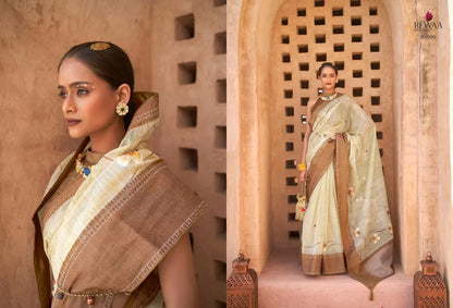 REVAA SANGINI R-398 SERIES TISSUE COTTON SAREE Anant Tex Exports Private Limited
