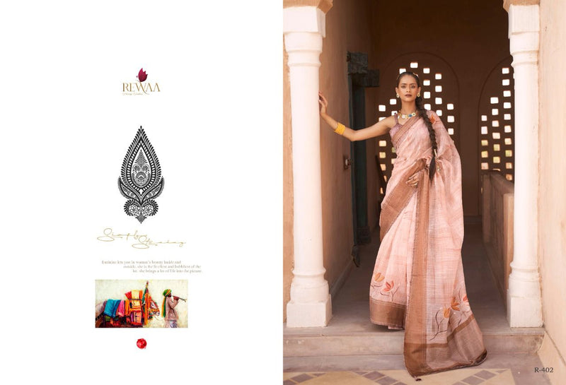 REVAA SANGINI R-398 SERIES TISSUE COTTON SAREE Anant Tex Exports Private Limited