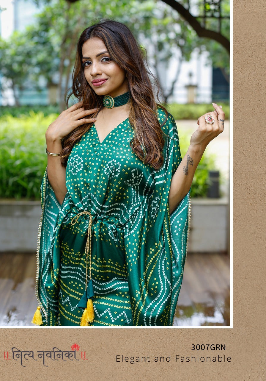 Kaftan Bandhej Digital Print Kurti Anant Tex Exports Private Limited