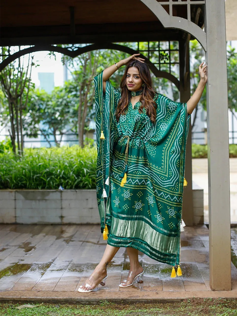 Kaftan Bandhej Digital Print Kurti Anant Tex Exports Private Limited