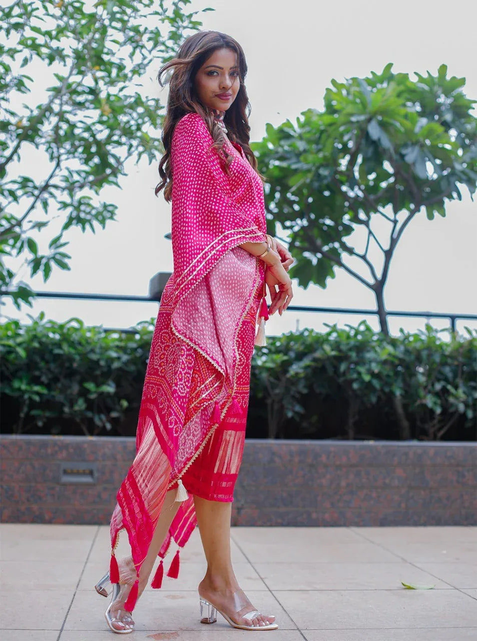 Kaftan Bandhej Digital Print Kurti Anant Tex Exports Private Limited