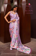 Rajtex Kudos Satin Crape With Digital Print Saree Anant Tex Exports Private Limited