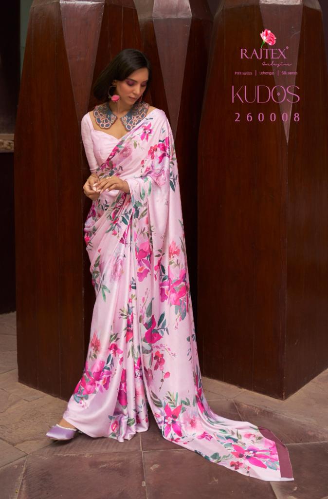 Rajtex Kudos Satin Crape With Digital Print Saree Anant Tex Exports Private Limited