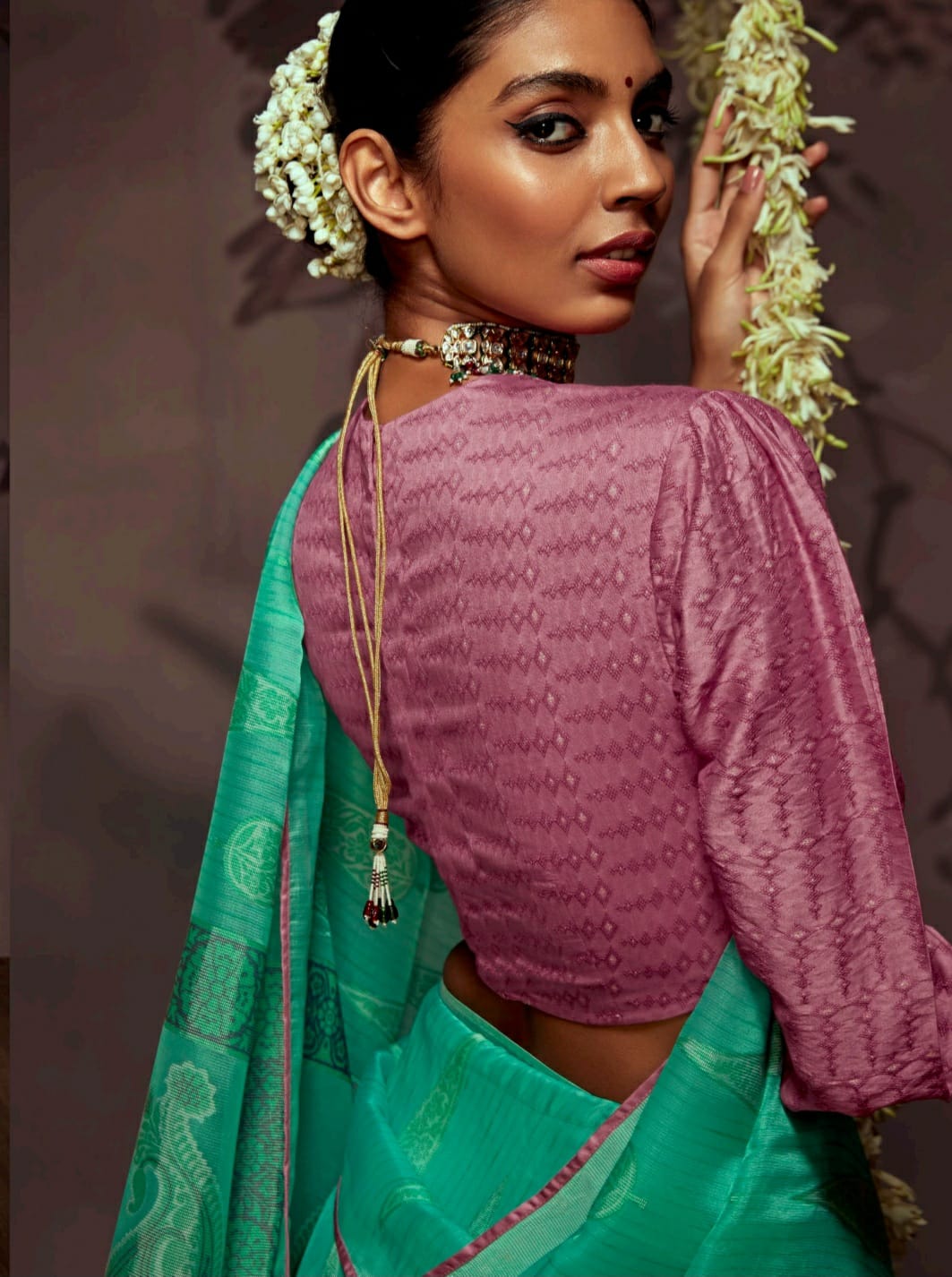 Kimora Radha Soft Brasso With Organza Saree Anant Tex Exports Private Limited