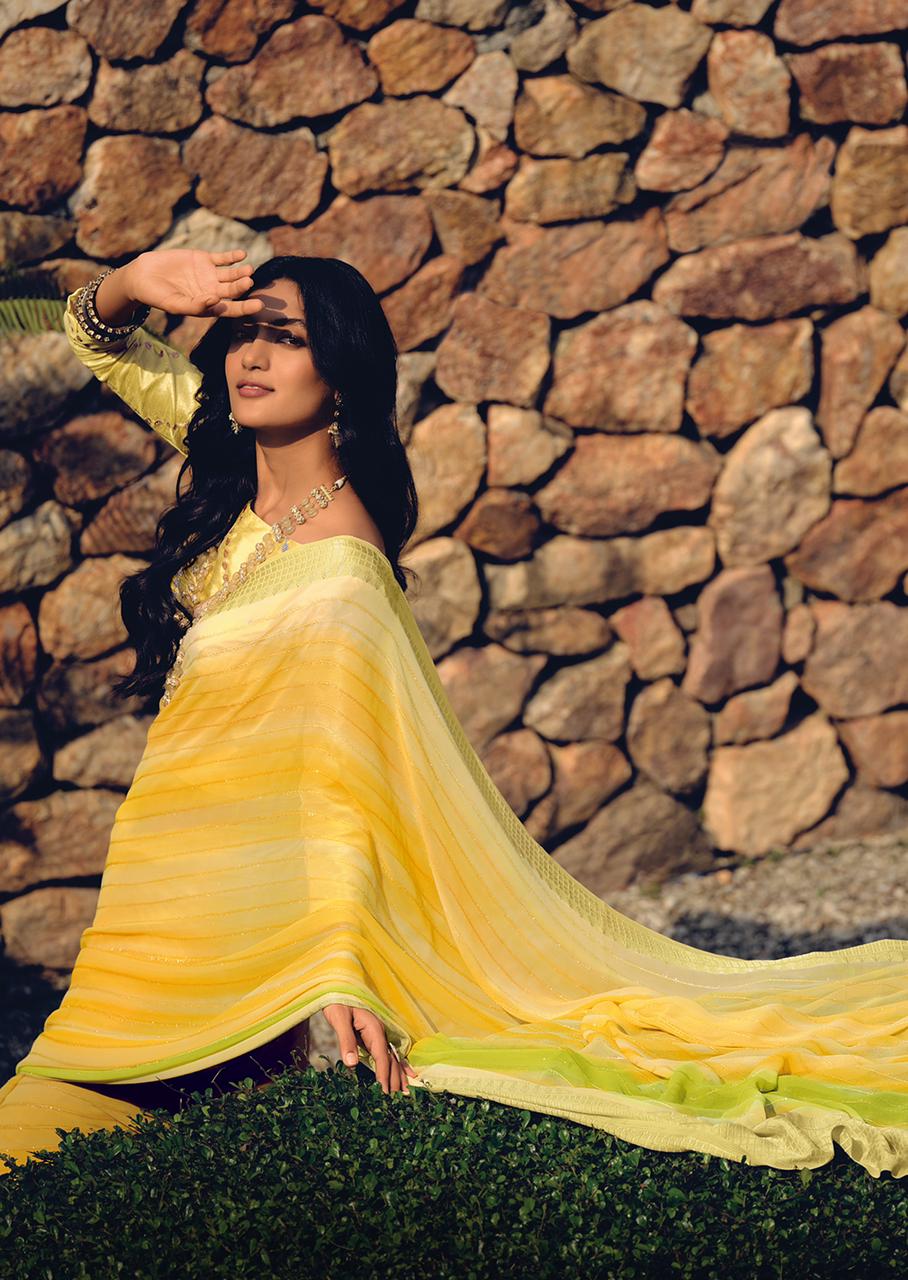 Kashvi Ananya Georgette Saree Anant Tex Exports Private Limited