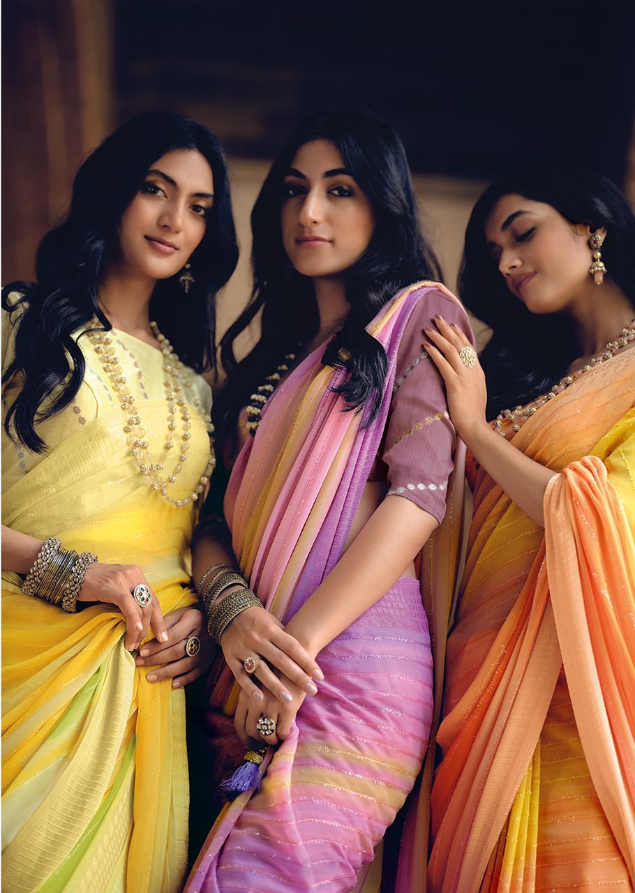 Kashvi Ananya Georgette Saree Anant Tex Exports Private Limited