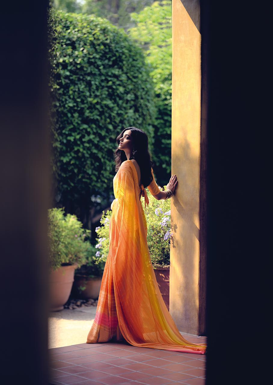 Kashvi Ananya Georgette Saree Anant Tex Exports Private Limited