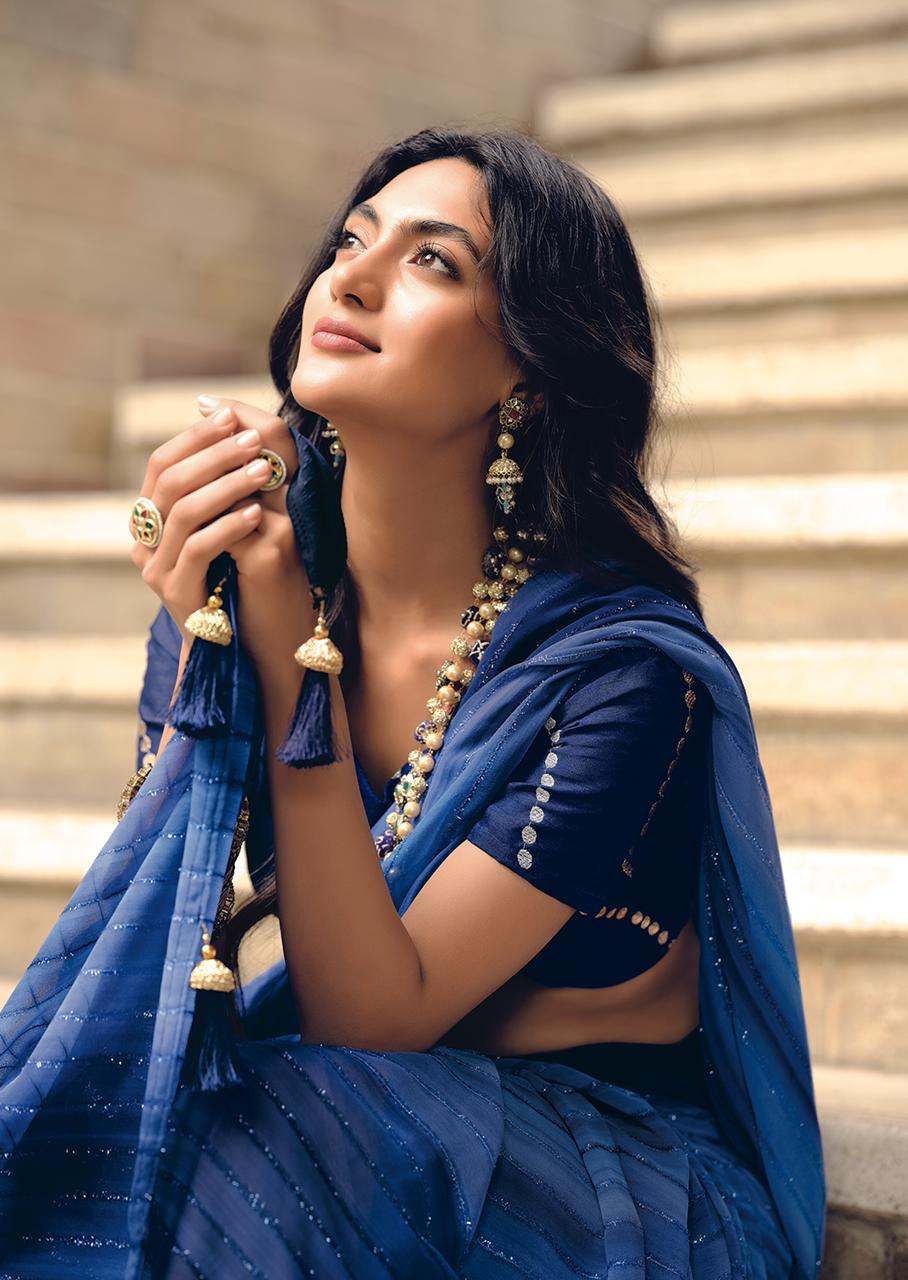 Kashvi Ananya Georgette Saree Anant Tex Exports Private Limited