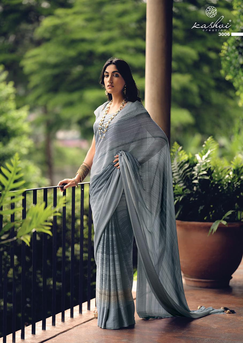 Kashvi Ananya Georgette Saree Anant Tex Exports Private Limited