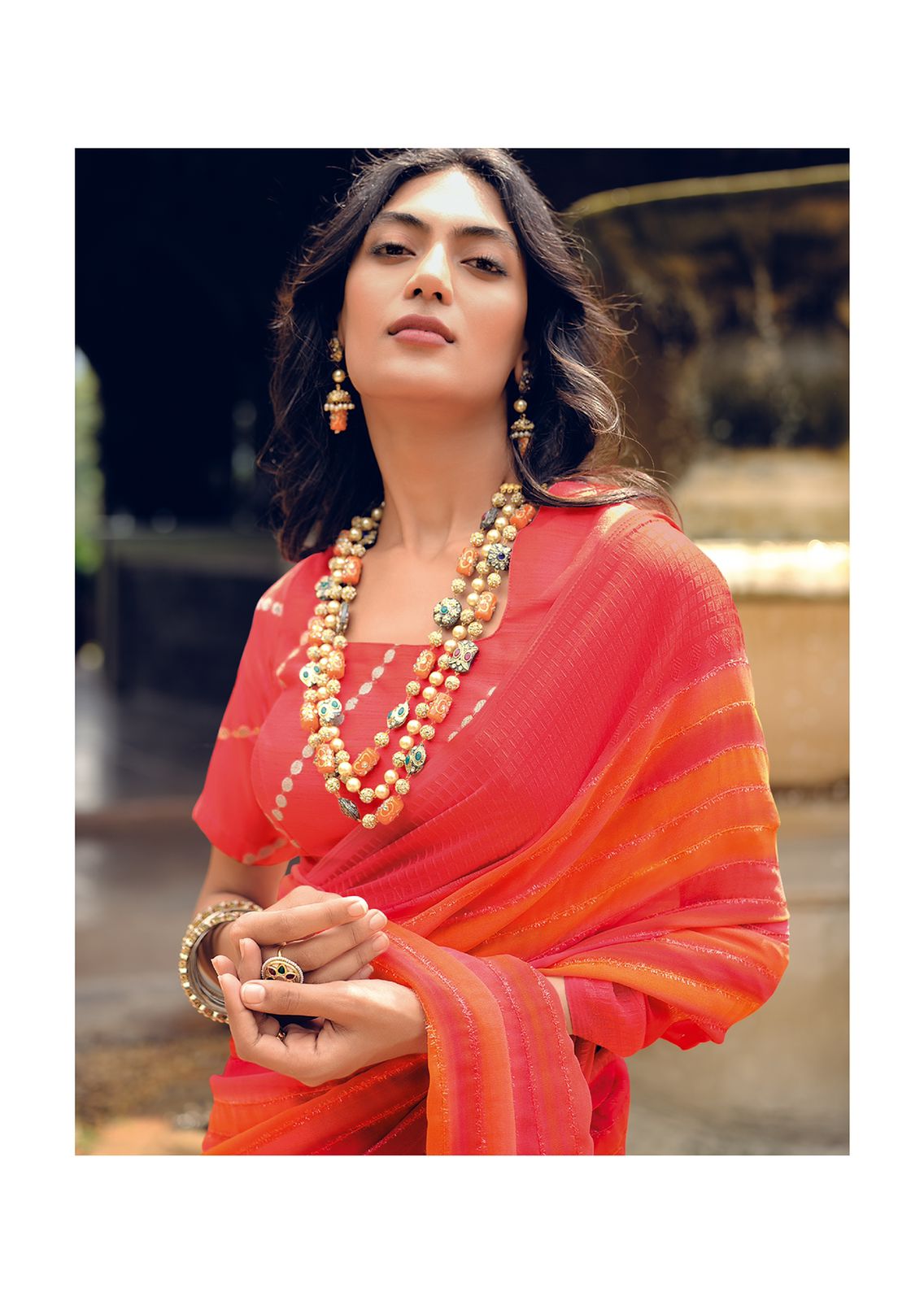 Kashvi Ananya Georgette Saree Anant Tex Exports Private Limited