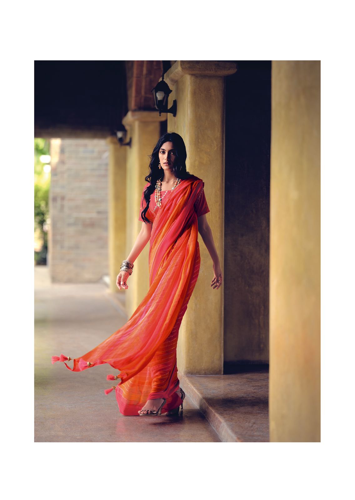 Kashvi Ananya Georgette Saree Anant Tex Exports Private Limited