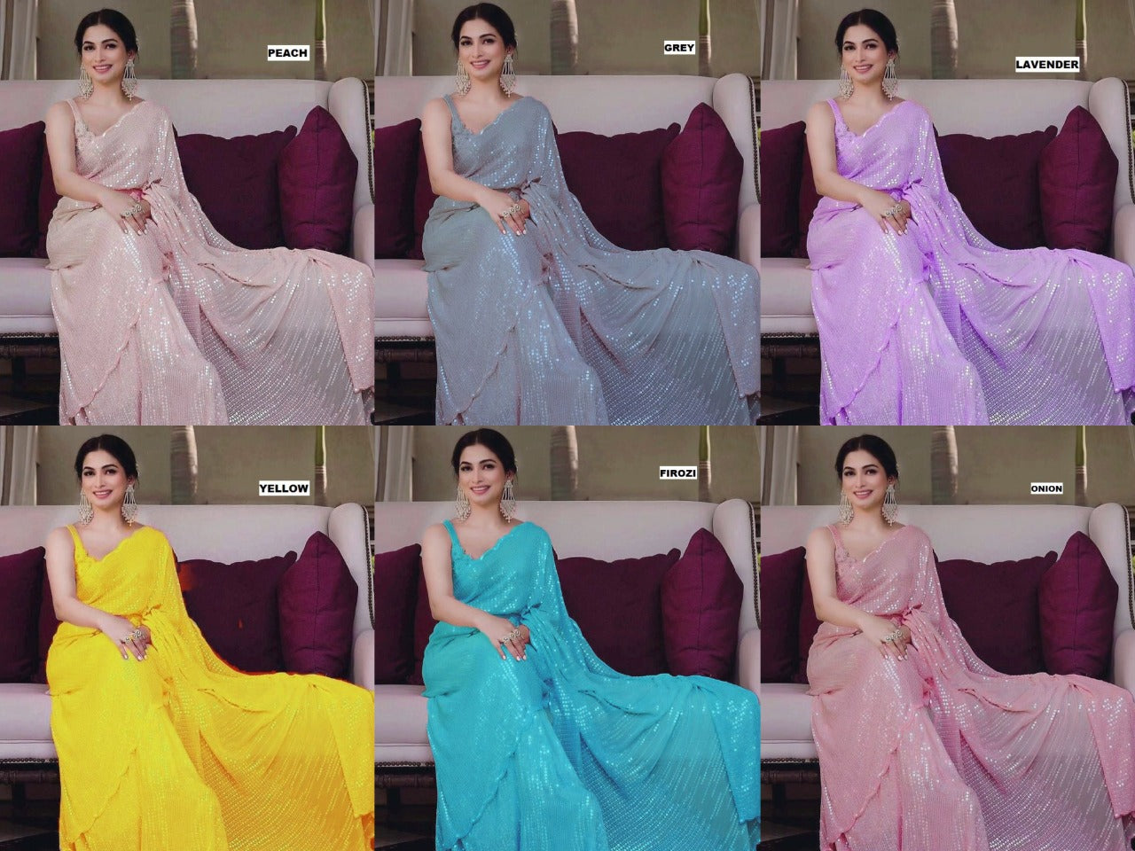 Bollywood Designer Sequence Saree 3281 Anant Tex Exports Private Limited