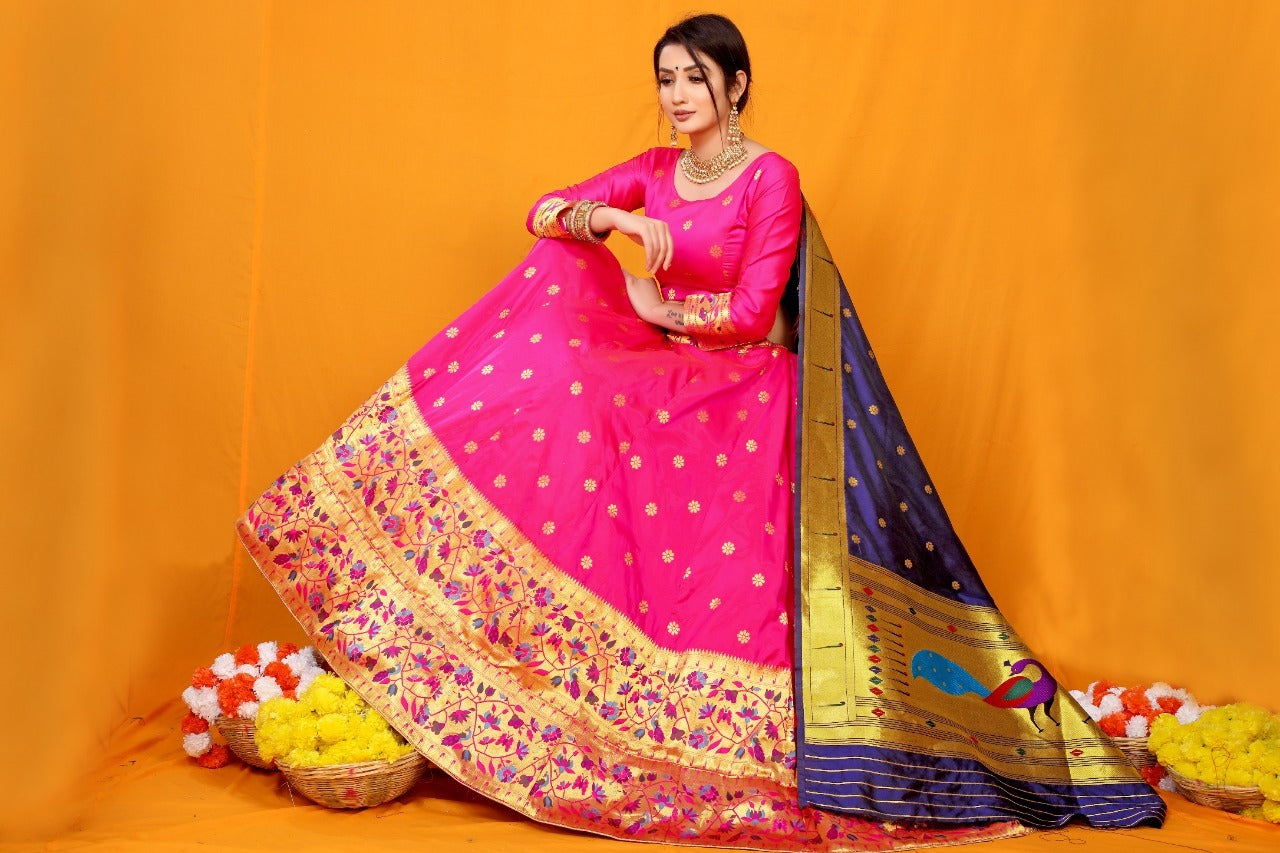 Paithani Silk Lehenga Choli
