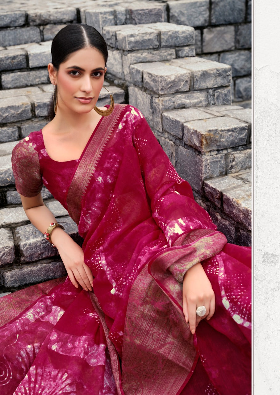 RajYog Meera S.r Soft Linen Saree Anant Tex Exports Private Limited