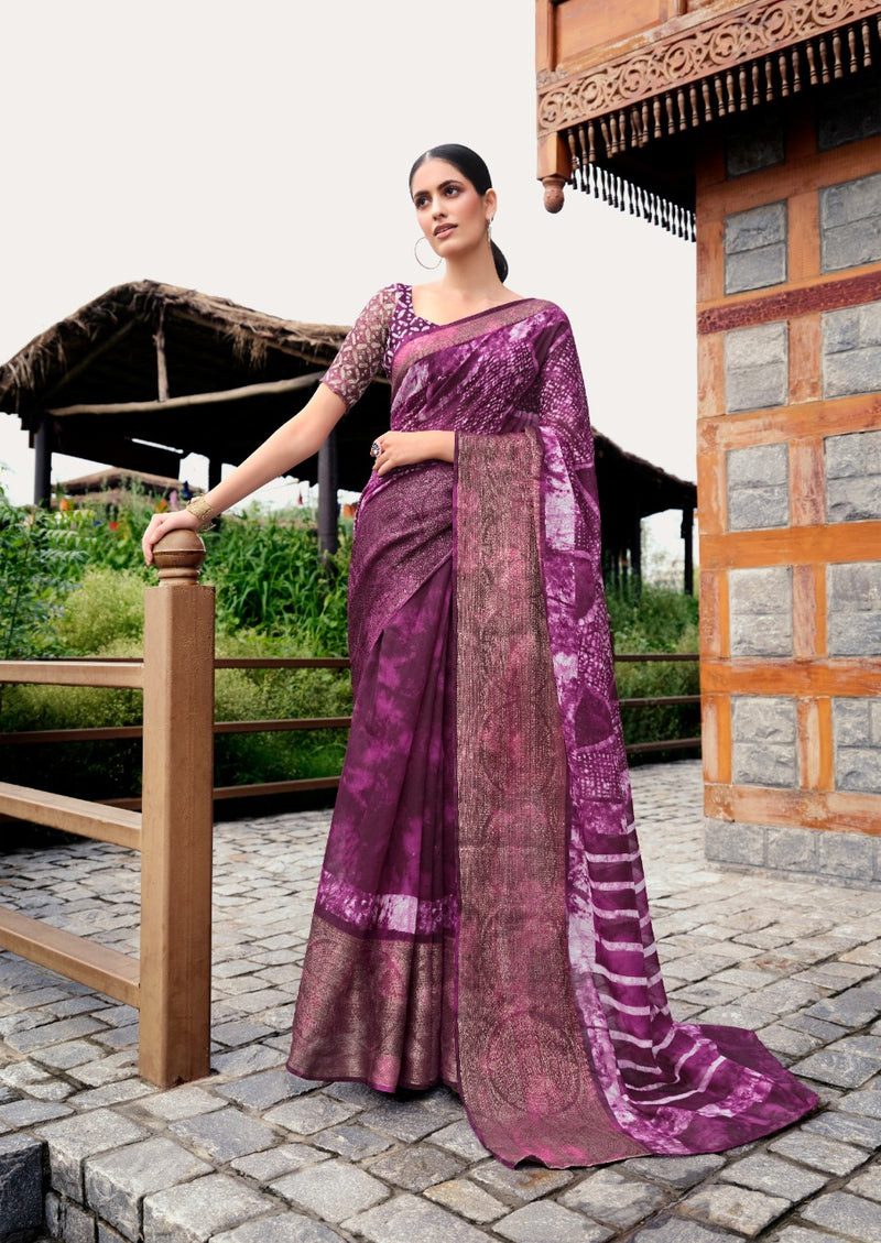 RajYog Meera S.r Soft Linen Saree Anant Tex Exports Private Limited