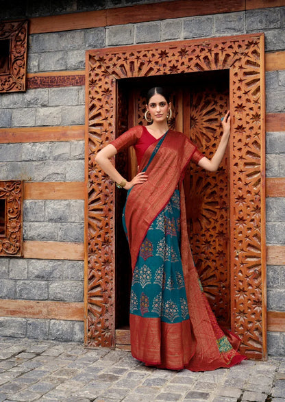 RajYog Meera S.r Soft Linen Saree Anant Tex Exports Private Limited
