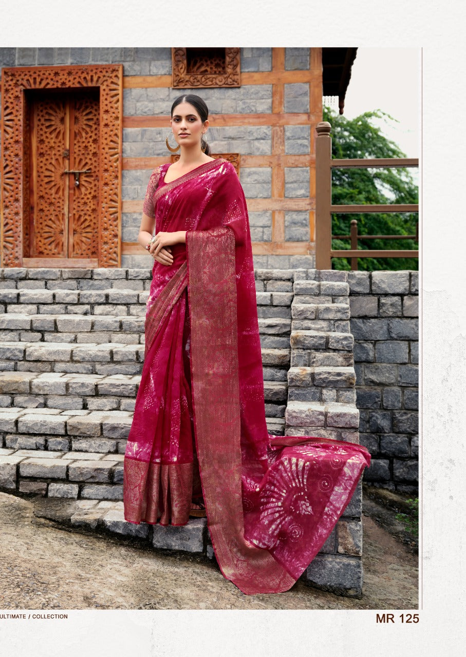 RajYog Meera S.r Soft Linen Saree Anant Tex Exports Private Limited