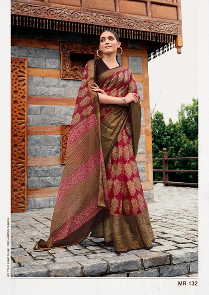 RajYog Meera S.r Soft Linen Saree Anant Tex Exports Private Limited
