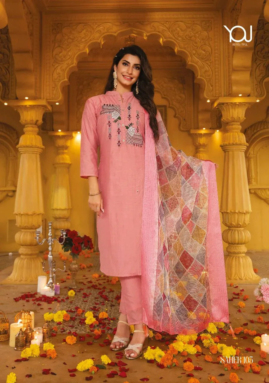 Wanna Saher Fancy Viscose Kurti With Pant &amp; Digital Dupatta Collection Anant Tex Exports Private Limited