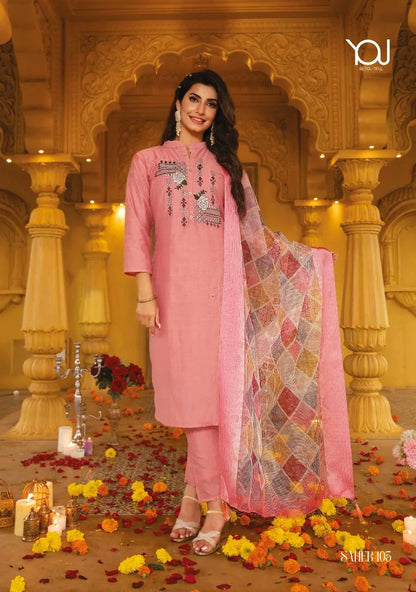 Wanna Saher Fancy Viscose Kurti With Pant &amp; Digital Dupatta Collection Anant Tex Exports Private Limited