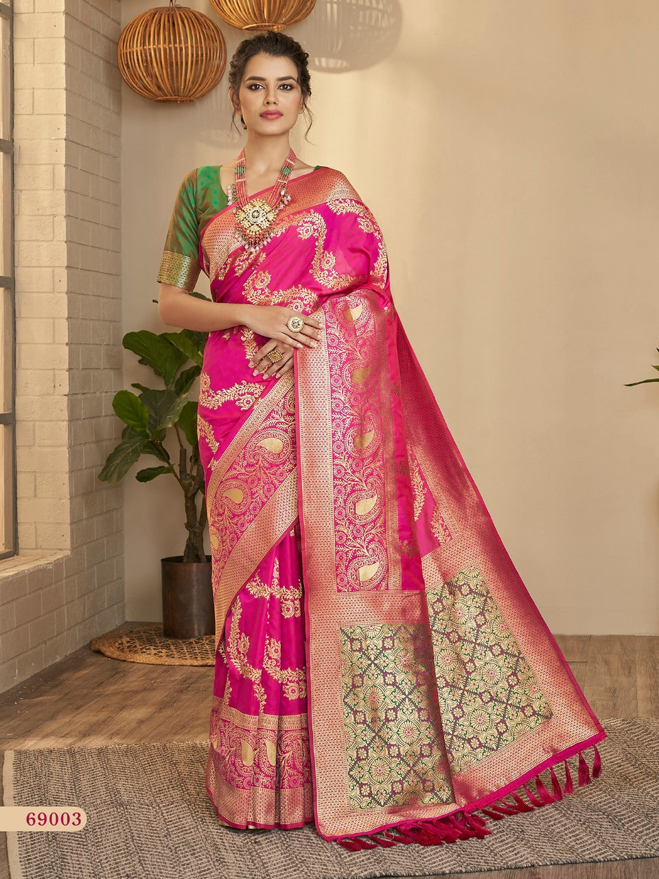 RajPath Maharani Soft silk with Leheriya Zari Weaving Saree Anant Tex Exports Private Limited