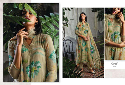 Ganga Solandis Pure Makhmali Satin Digital Printed Designer Suits Anant Tex Exports Private Limited