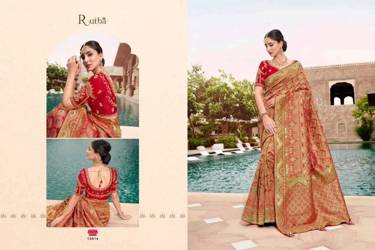 ROYAL RUTBA VOL-2 SERIES - 13404 TO 13418 SAREE Anant Tex Exports Private Limited