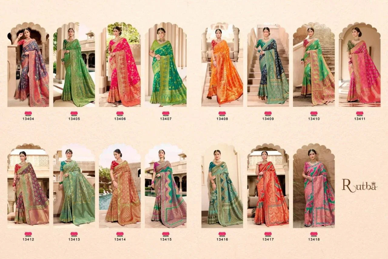 ROYAL RUTBA VOL-2 SERIES - 13404 TO 13418 SAREE Anant Tex Exports Private Limited