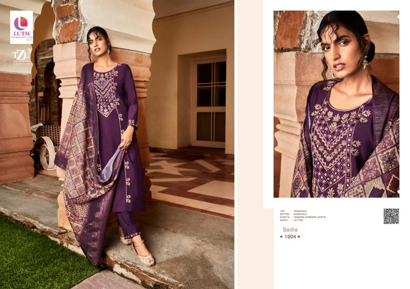 TZU SADIA ROMAN SILK SUIT Anant Tex Exports Private Limited