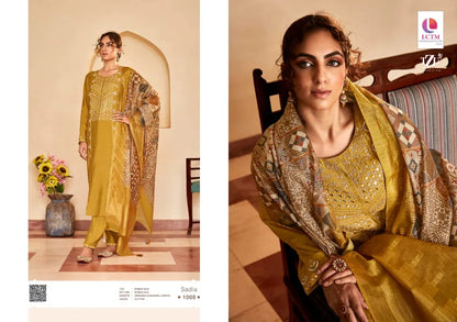 TZU SADIA ROMAN SILK SUIT Anant Tex Exports Private Limited