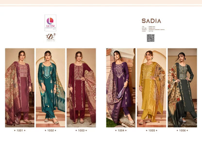 TZU SADIA ROMAN SILK SUIT Anant Tex Exports Private Limited
