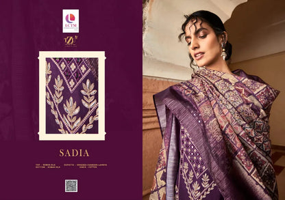 TZU SADIA ROMAN SILK SUIT Anant Tex Exports Private Limited