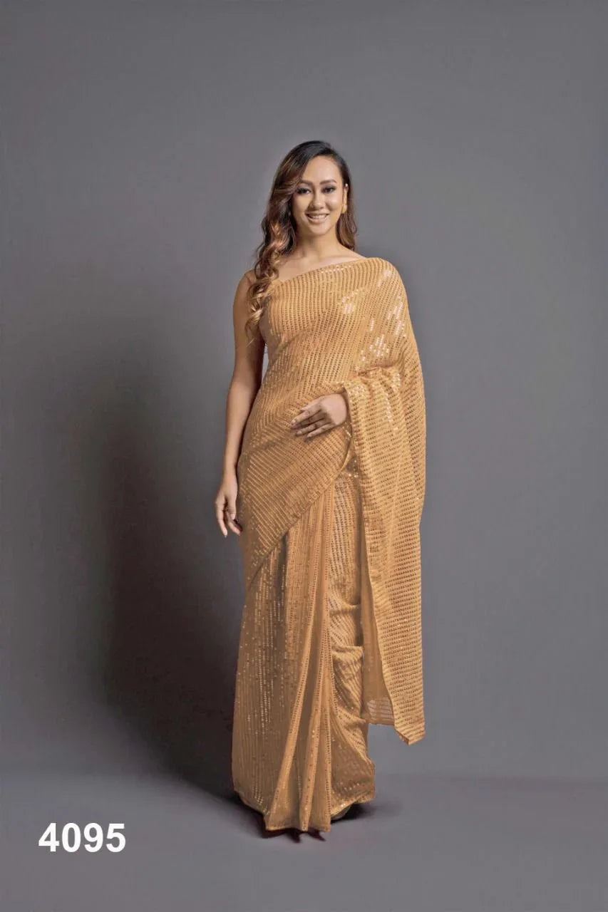 NAZNEEN SNEHA 4095 SERIES SEQUENCE SAREE Anant Tex Exports Private Limited