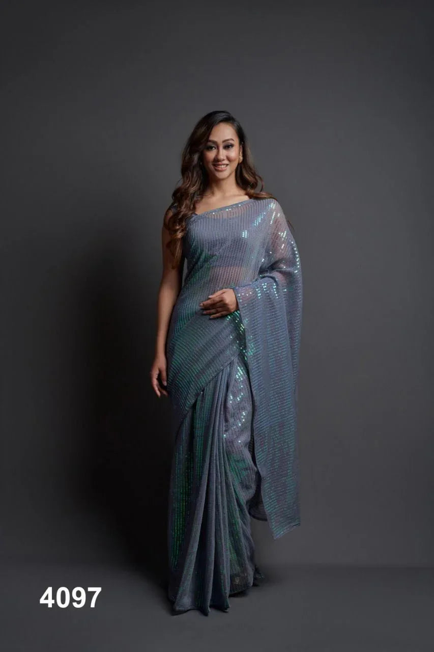 NAZNEEN SNEHA 4095 SERIES SEQUENCE SAREE Anant Tex Exports Private Limited