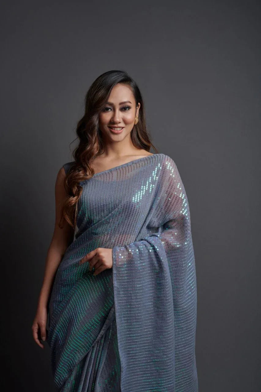 NAZNEEN SNEHA 4095 SERIES SEQUENCE SAREE Anant Tex Exports Private Limited