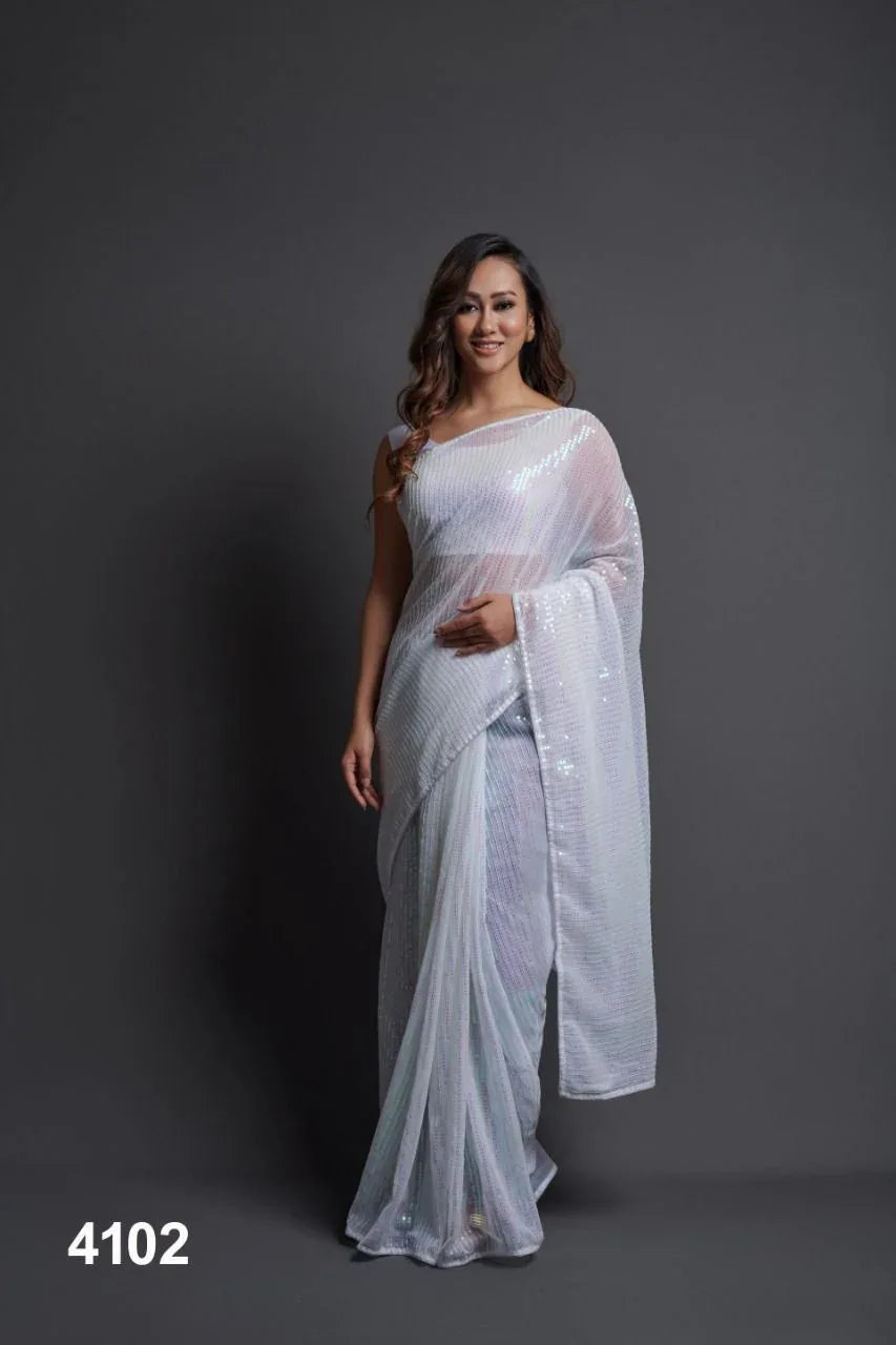 NAZNEEN SNEHA 4095 SERIES SEQUENCE SAREE Anant Tex Exports Private Limited