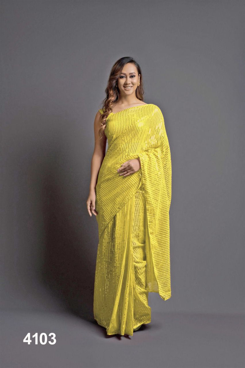 NAZNEEN SNEHA 4095 SERIES SEQUENCE SAREE Anant Tex Exports Private Limited