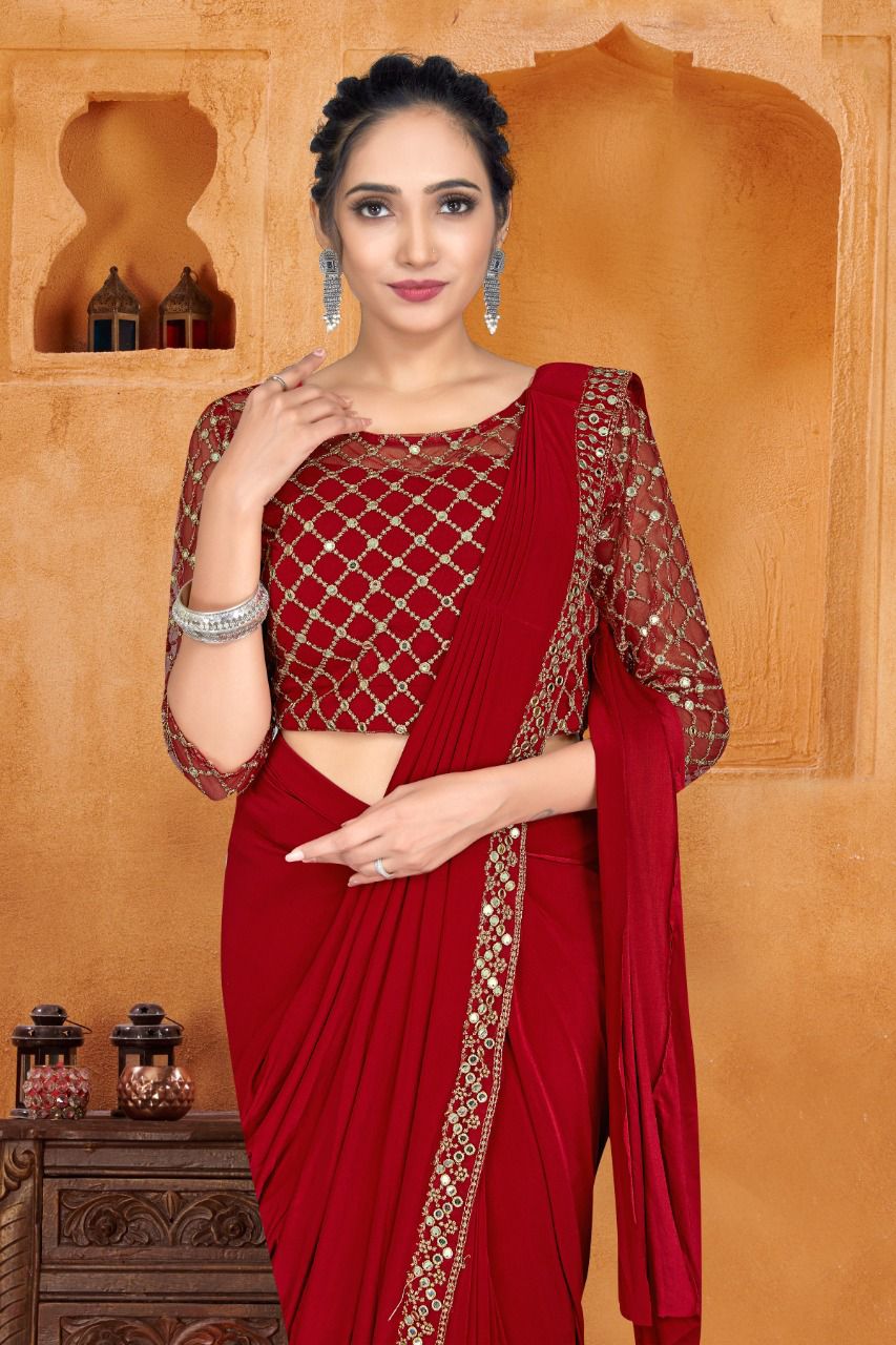 Partywear Designer Ready to wear Saree Anant Tex Exports Private Limited