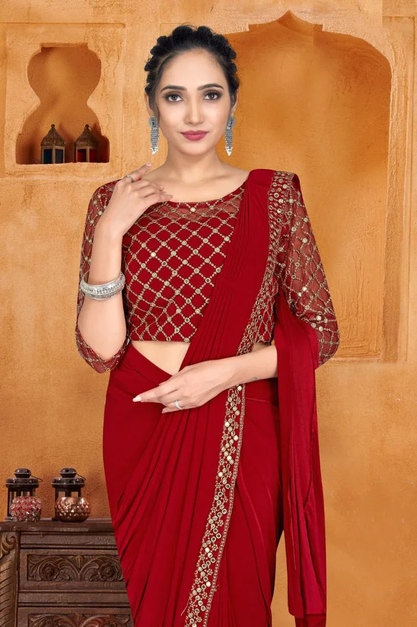 Partywear Designer Ready to wear Saree Anant Tex Exports Private Limited