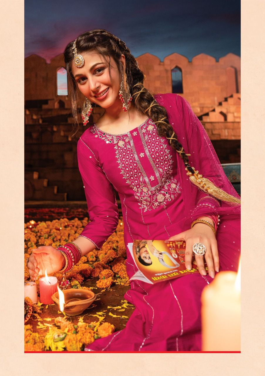 SINDUR VOL-2 KURTI PANT WITH DUPATTA Anant Tex Exports Private Limited