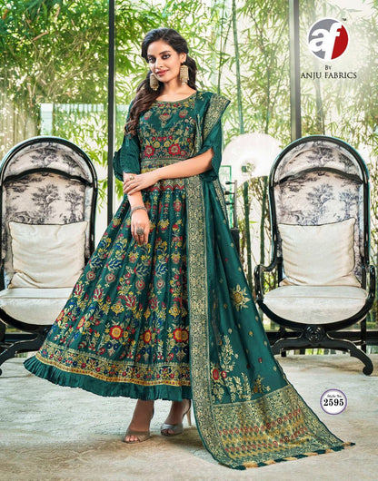 PHULKARI HEAVY PARTY WEAR GOWN Anant Tex Exports Private Limited