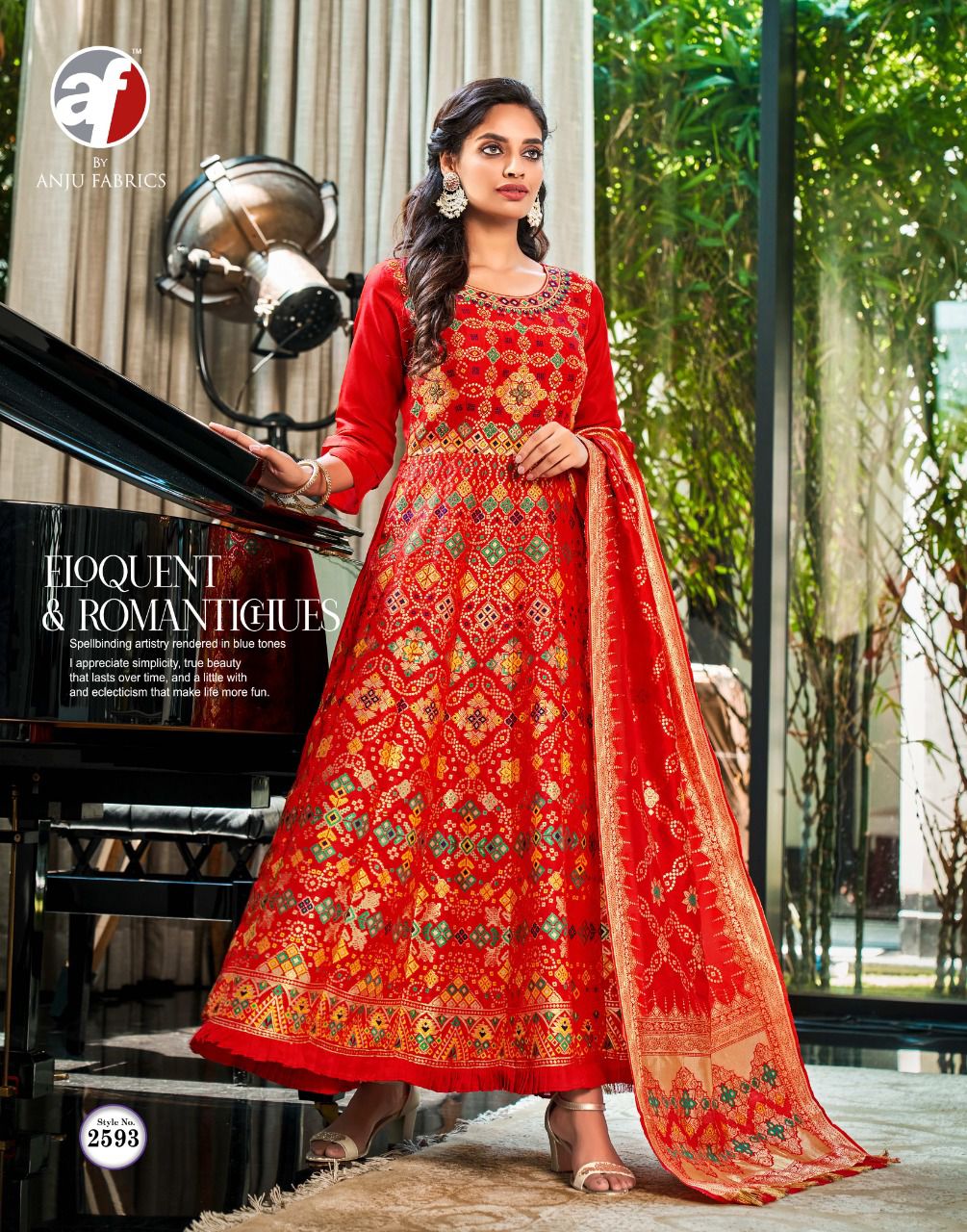 PHULKARI HEAVY PARTY WEAR GOWN