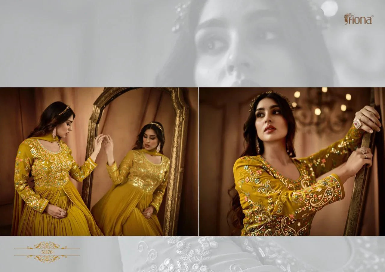 FIONA ZARA FIRST LOOK GEORGETTE GOWNS Anant Tex Exports Private Limited